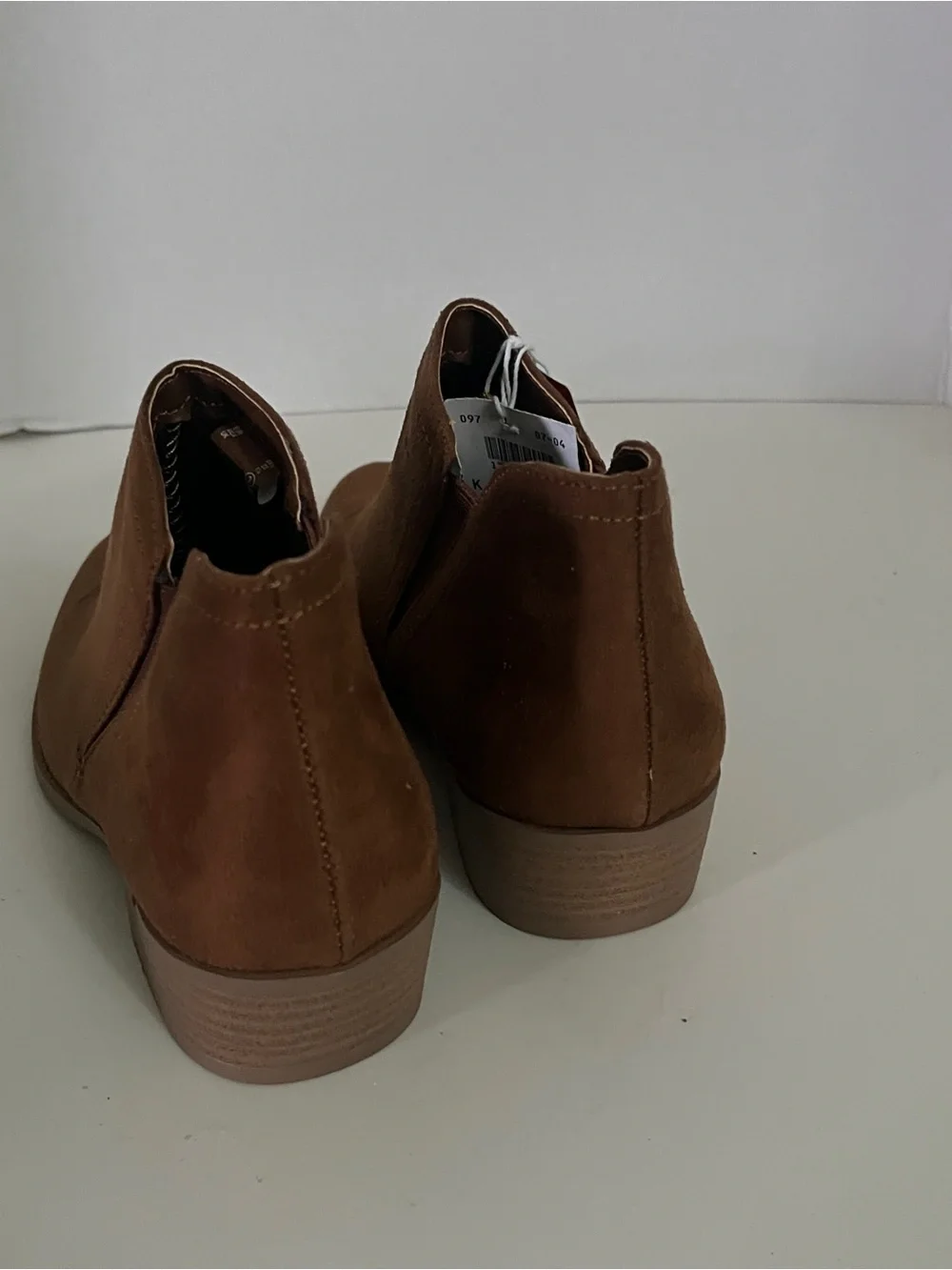 Zack & Zoey Chocolate Brown Suede Ankle Boots for Kids